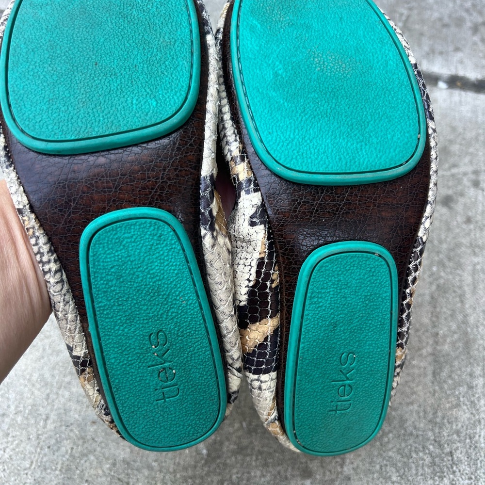 Tieks Snakeskin Patterned Ballet Flats - Picture 3 of 7